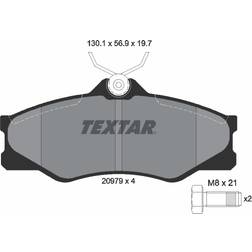 Textar Bremsbeläge vorne VW Transporter T3 1,6-2,1