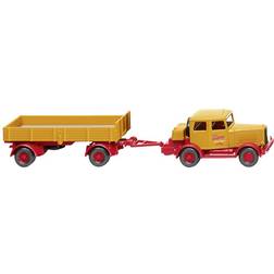 Wiking 085048 H0 Hanomag Boelling with flat trailer