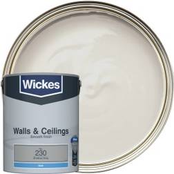 Wickes Vinyl Matt Emulsion Shadow No.230 Wall Paint Grey