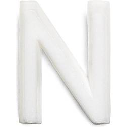 Habo Bokstav N 1002 Vit, 10st, 22913