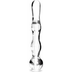 Ann Summers Glass Rippled Dildo 5"