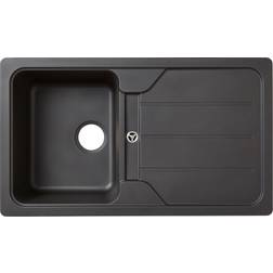 Cooke & Lewis Arber Black Composite Quartz X