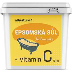 Allnature Epsom salt Vitamin C Badsalt med vitamin C 5000