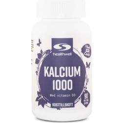 Healthwell Kalcium 1000, tabl 90 st