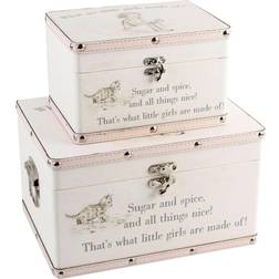 Studio Luggage series Set of 2 Boxes "Little Girls"