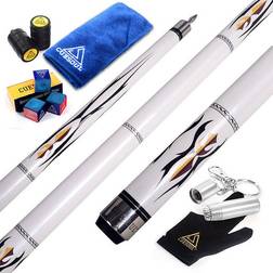 Cuesoul 19oz 2 Piece Maple Billiard Pool Cue Stick U102