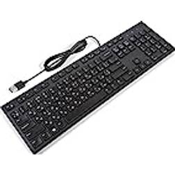 Dell KB216 Universel USB QWERTY Ukrainsk Sort