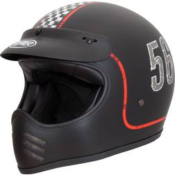 Premier Trophy MX FL, casque de protection couleur: Noir Mat taille: