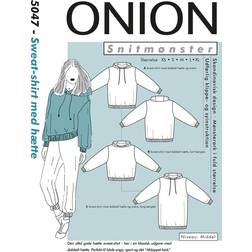 Onion Snitmønster Sweatshirt med Hætte