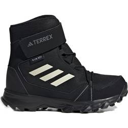 adidas Kid's Terrex Snow CF CP CW - Core Black/Chalk White/Grey Four