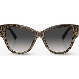 Dolce & Gabbana Femme Sunglass DG4449 Léopard Marron