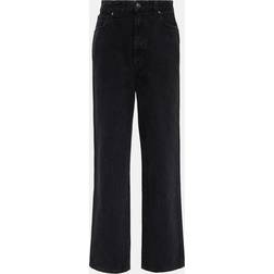 Khaite High-Rise Jeans Martin Schwarz