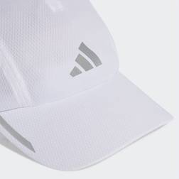 Adidas Aeroready Four-Panel Mesh Cap - White/Reflective Silver