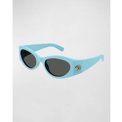 Gucci Blue Cat-Eye 004 LIGHT-BLUE