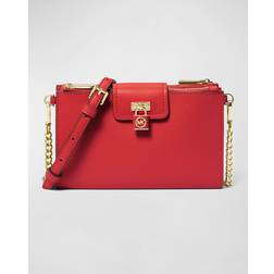 Michael Kors Ruby Small Saffiano Leather Crossbody Bag - Crimson