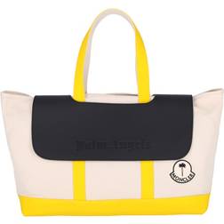 Moncler Palm Angels Canvas Tote Bag Tan Yellow