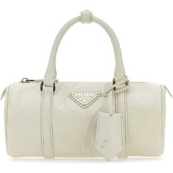 Prada Leather Small Handbag - White