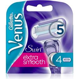 Gillette Venus Swirl Extra Smooth Erstatningsblade 4 stk