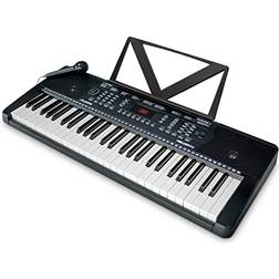 Alesis Melody 54 Key Keyboard Piano with Speakers, Microphone, 300 Sounds, 300 Rhythms, 40 Demo Songs, Educational Tools and Music Rest