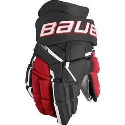 Bauer Hockeyhandskar Supreme Mach Sr Black/Red
