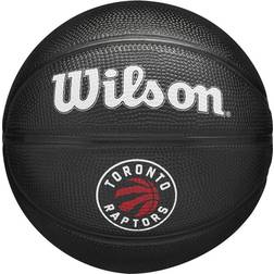 Wilson Mini pallone Team Tribute Toronto Raptors, basket unisex nero Nero