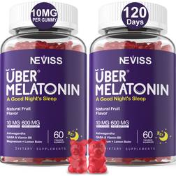 NEVISS Melatonin Gummies 10mg 20mg for Adults