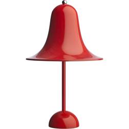 Verpan Pantop Bright Red Bordlampe 38cm