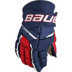 Bauer Hockey Gloves Supreme M3 Int - Blue/Red/White