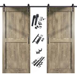 Homacer HOMACER H-Frame Classic Double Pine Sliding Door R (x)