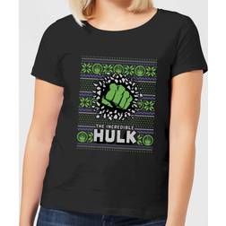 Marvel Hulk Punch T-Shirt - Schwarz