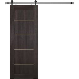 Belldinni Veralinga Oak Wood Composite with Hardware Kit Sliding Door (x79.3")