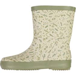 Wheat Printed Rubber Boots Alpha - Grasses And Seeds