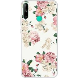 MAULUND Huawei P40 Lite E Fleksibelt Plastik Cover Blomster