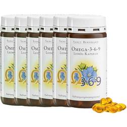 Sanct Bernhard Omega-3-6-9 Linseed Oil-Capsules 180 Stk.