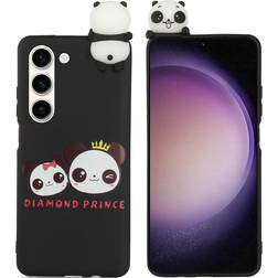 MAULUND Samsung Galaxy S23 Fleksibelt Plastik Cover 3D 2 Pandaer