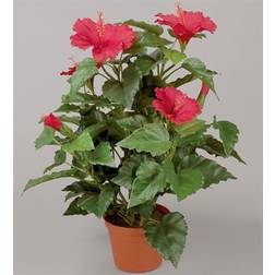 Hibiscus Red Kunstig plante