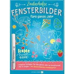 Zauberhafte Fensterbilder mit Kreidemarker