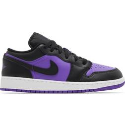 Nike Air Jordan 1 Low GS - Purple Venom/White/Black