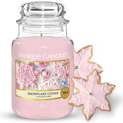 Yankee Candle Snowflake Cookie Large Pink Duftlys 620g