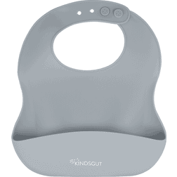 Kindsgut Bavoir bébé en silicone Taille 6-12 mois Gris