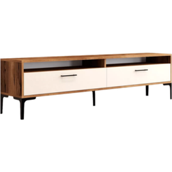 Hanah Home Istanbul Walnut Natural TV Bench 180x35cm