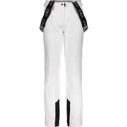 CMP Salopette Softshell Mujer - White