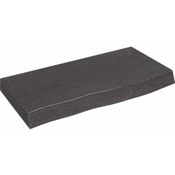 vidaXL Encimera De Baño Madera Tratada Gris 60 x 30 cm