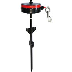 PetStages Steel Retractable Rope with Ground Screw Red 50x17x17cm