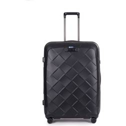 Stratic Leather More 4-Wheel Trolley 75 cm Gray