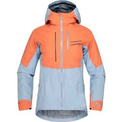 Norrøna Senja Gore-Tex Active Jacket W's Flamingo/Blue Fog