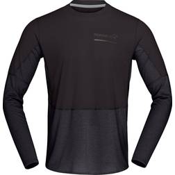 Norrøna Men's Senja Equaliser Lightweight Long Sleeve, XL, Caviar