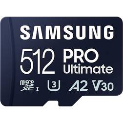 Samsung PRO Ultimate UHS-I microSDXC Memory Card with SD Adapter 512GB