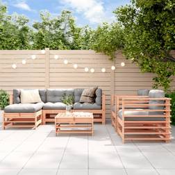 vidaXL 3185841 Loungesæt, 1 borde inkl. 2 stole & 3 sofaer