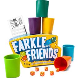 Brybelly Brybelly Farkle: The Family Dice Game Fun Dice Game for Game Nights 6 Cups & Dice 6 Player Game Only